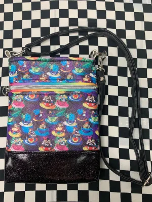 Tea cup characters inspired fan art crossbody bag