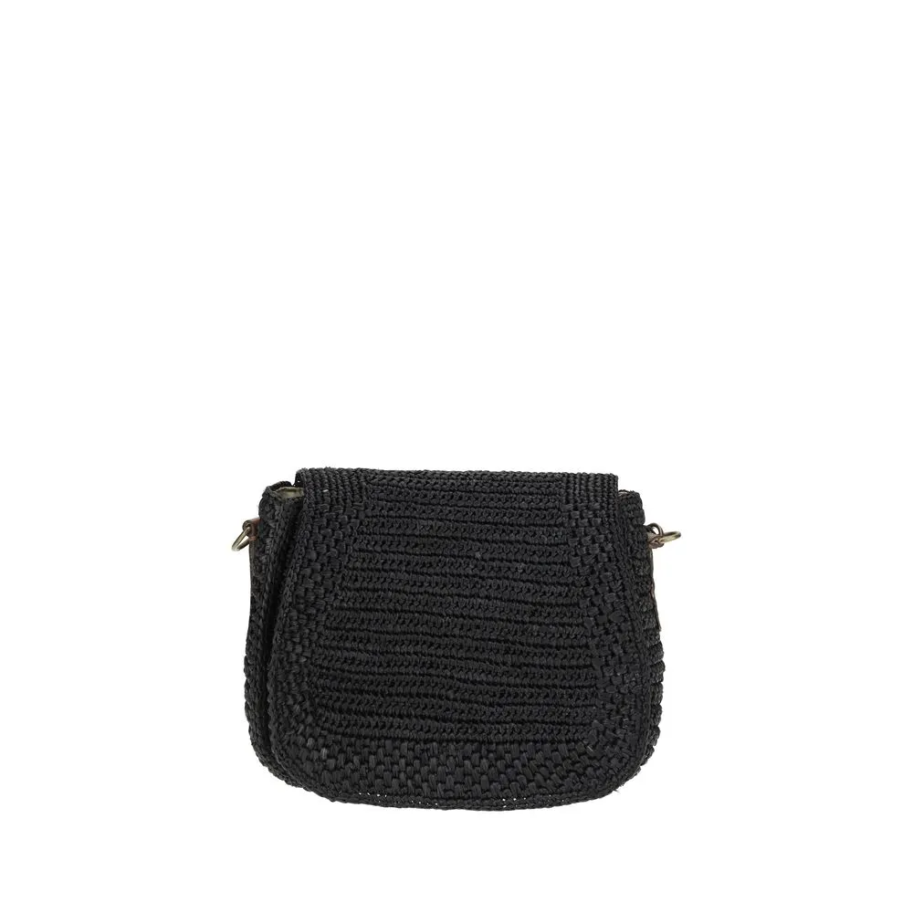 Tia Raffia Shoulder Bag