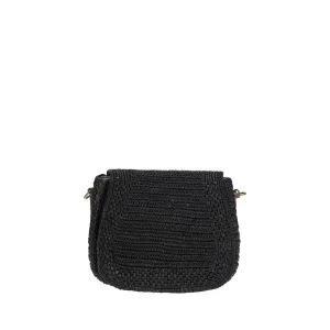 Tia Raffia Shoulder Bag
