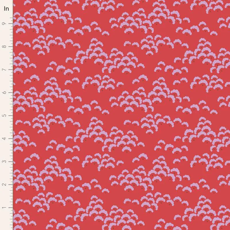 Tilda Bloomsville Fabric | Cottonbloom | Paprika