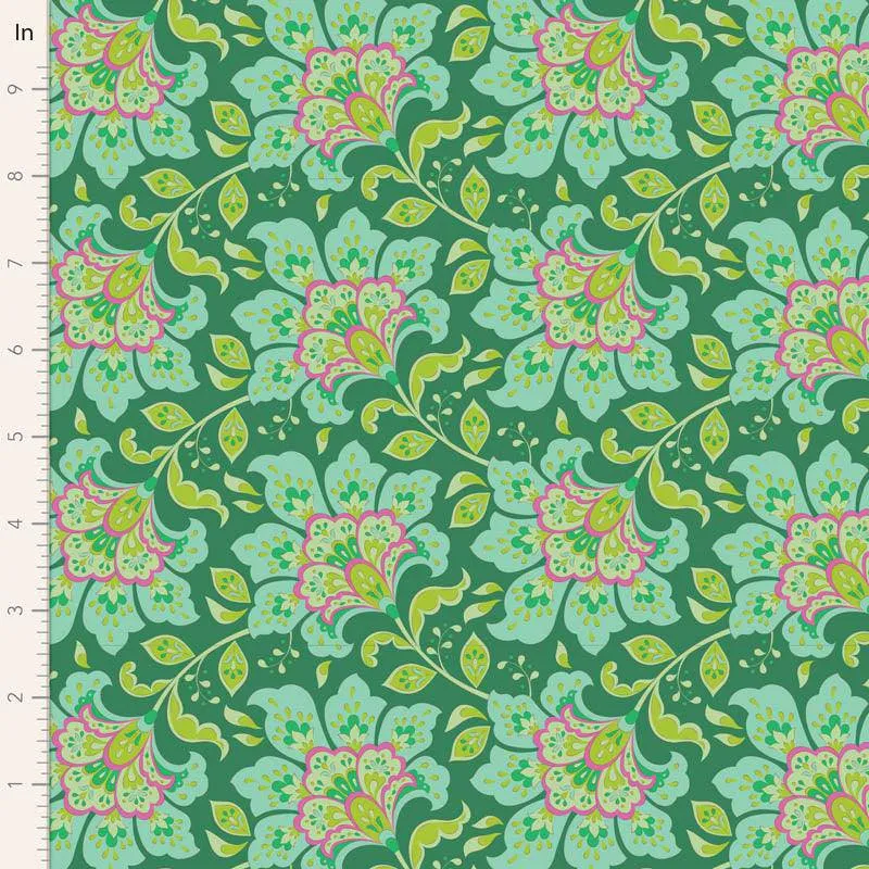 Tilda Bloomsville Fabric | Flowermarket | Pine