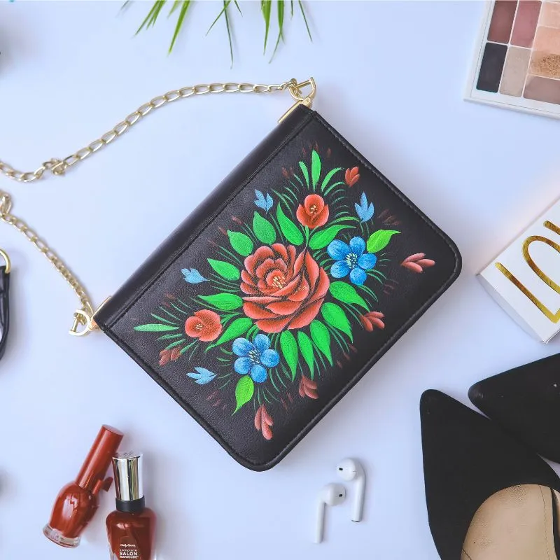 Truck Art Styled Hand Painted Clutches
