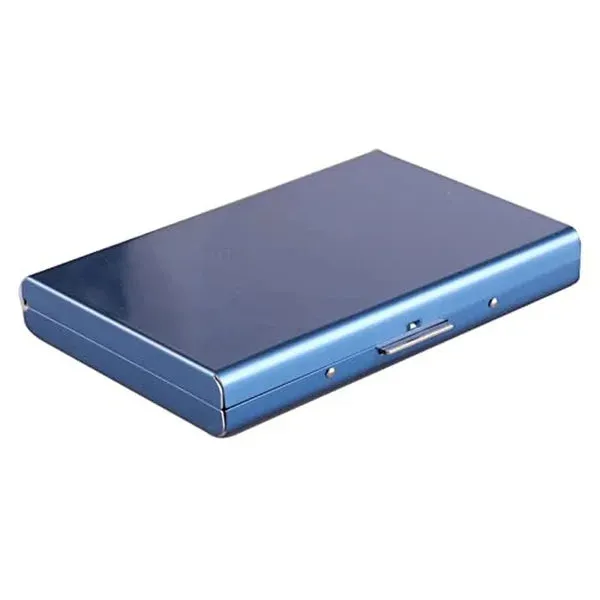 Ultra-thin anti-theft brush anti-demagnetization metal card case