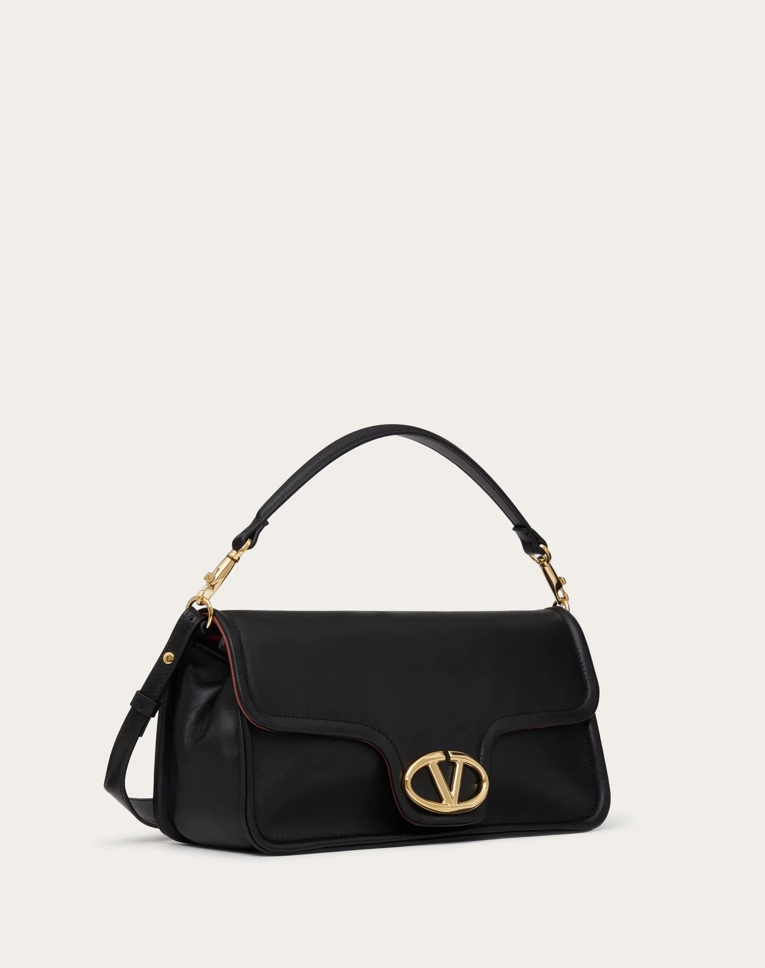 Valentino Garavani Nappa Leather Shoulder Bag