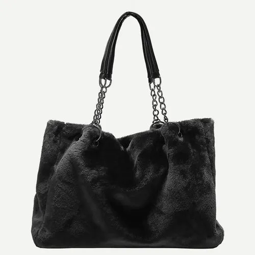'Vega' Faux Fur Tote Bag