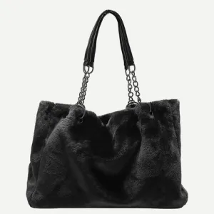 'Vega' Faux Fur Tote Bag
