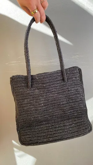Woven Jute Tote Bag