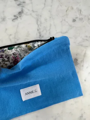 Zipper Pouch - Cornflower Blue